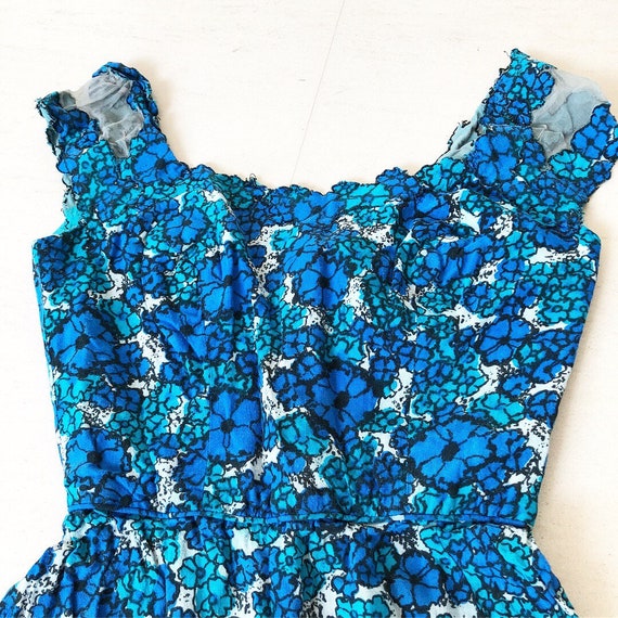 Stunning 1950s Floral Vavavoom Peggy Hunt - image 3