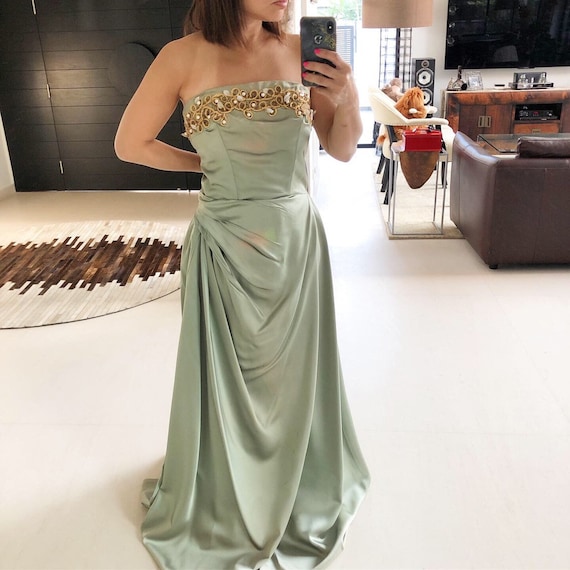 Stunning 50s Olive Green Emma Domb