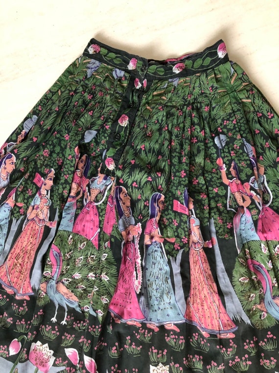 Super Cool Indian Novelty Print Skirt - image 2