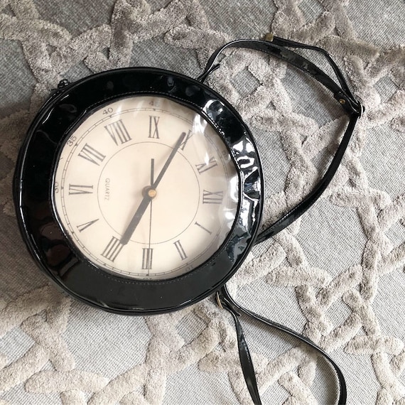 Amazing Tick Tock Working Clock Novelty Purse