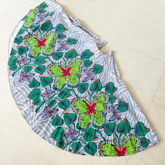 Wonderful Cheery 50s Butterfly Print Skirt - image 1