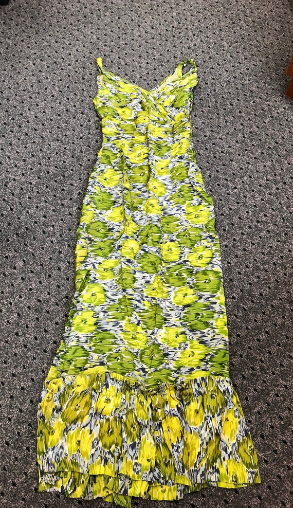 silk hawaiian dress