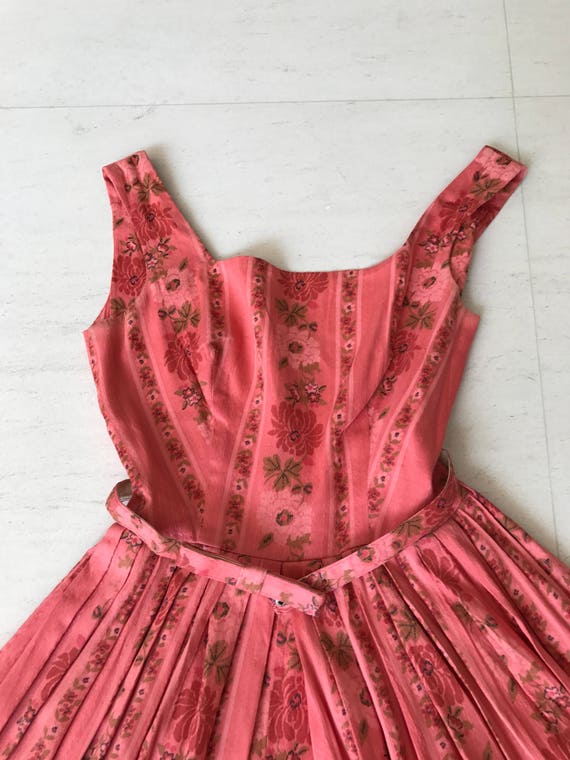 Pretty 1950s Hawaiian Floral Sundress - image 2