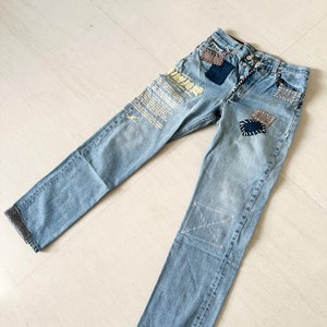 Very Rare Levi’s Great China Wall Embroidered Jeans