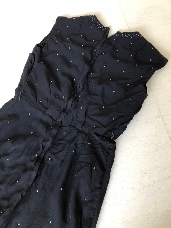 Inky Black R&K Originals Wiggle Studded Dress - image 6