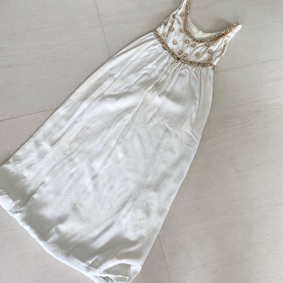 1960s Ceil Chapman Empire Waist Wedding Gown