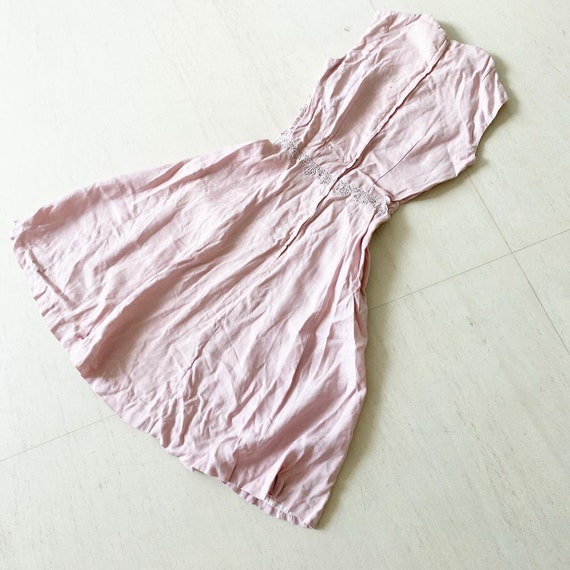 Beautiful Soutache Embroidery Dusky Pink Dress - image 7