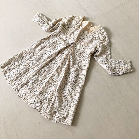 Special 50s Crochet Lace Swing Dress