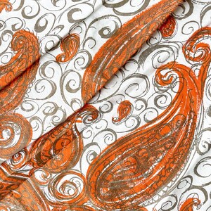 Stunning Orange Swirls Fred Perlberg Sundress image 5