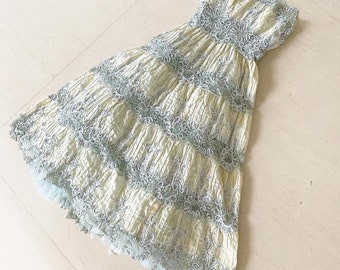 Incredible 50s Soutache Lace Bustier Dress