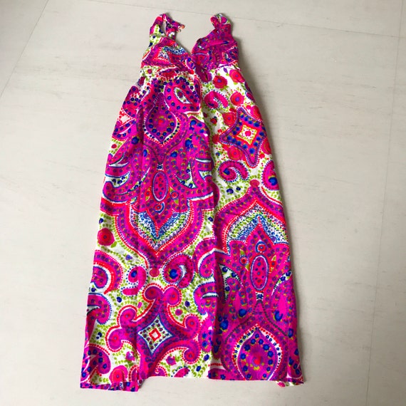 Psychedelic 60s/70s maxi dress