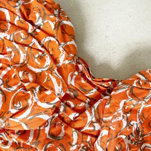 Stunning Orange Swirls Fred Perlberg Sundress image 3