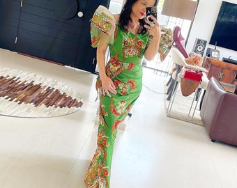 Filipiniana Dress - Etsy