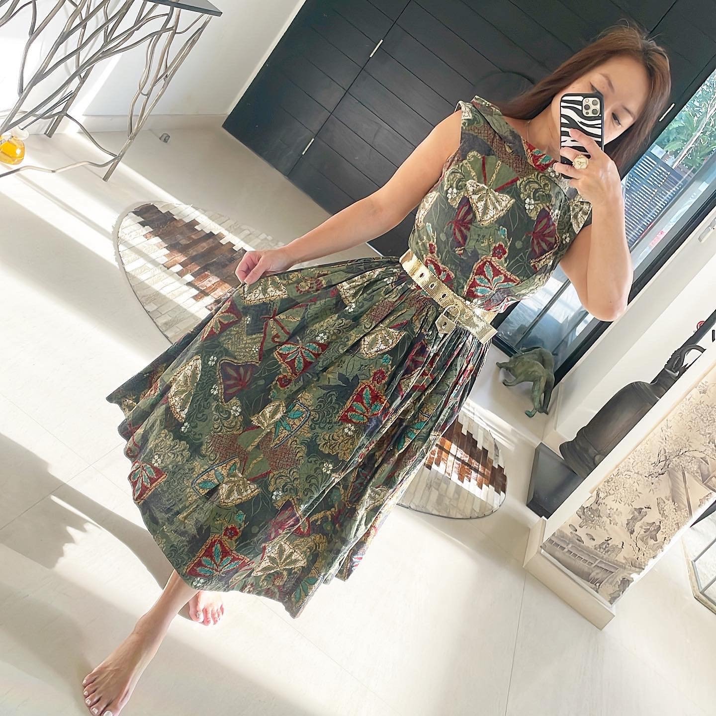 Lovely Autumn Colored Sundress