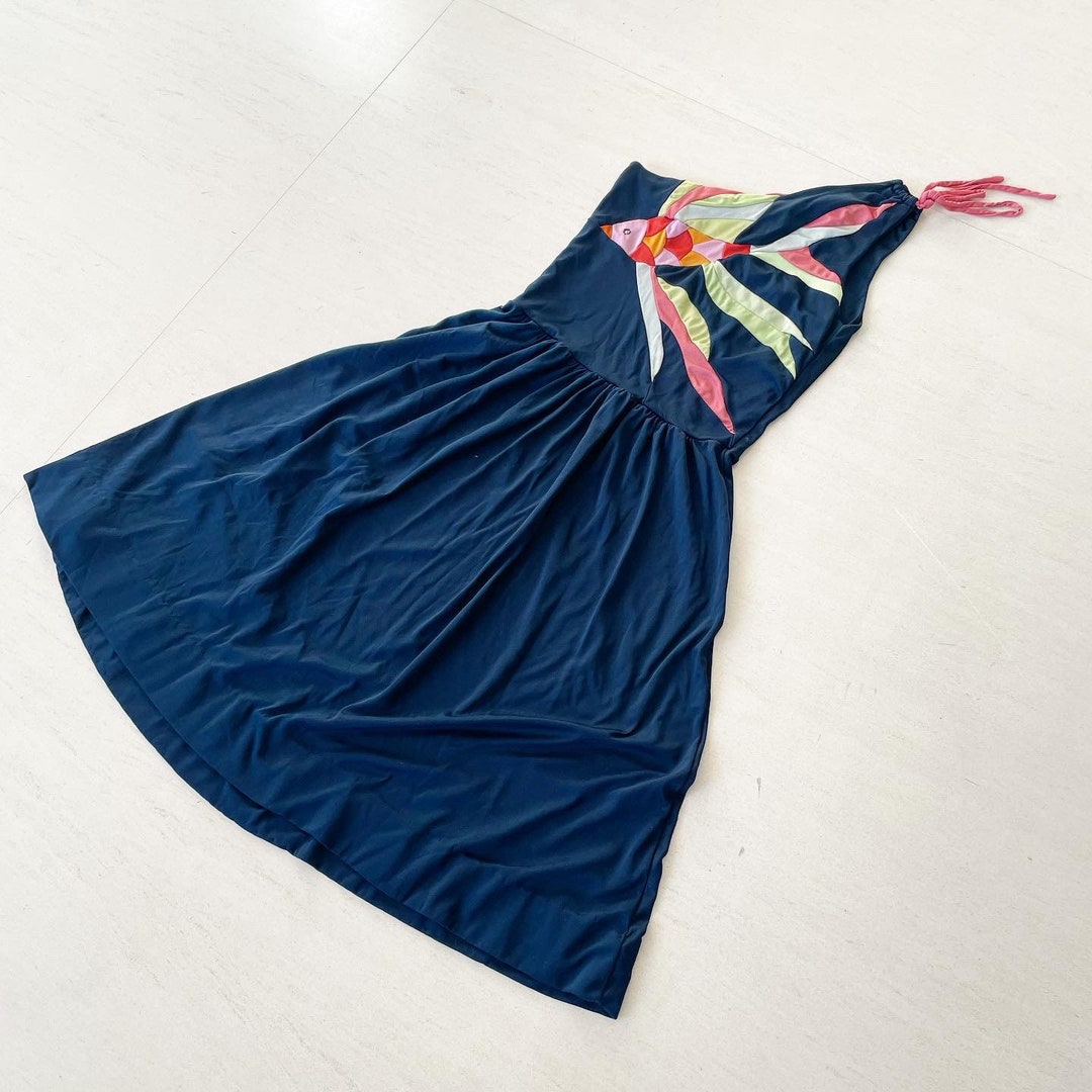 30％OFF ラスト1【 FISH & KIDS】PATCHWORK DRESS | I AM