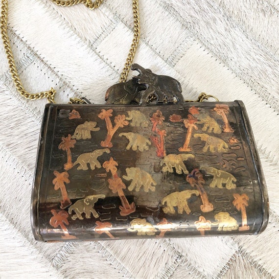 Rare 1940s Copper/Brass Elephant Novelty Purse - image 2