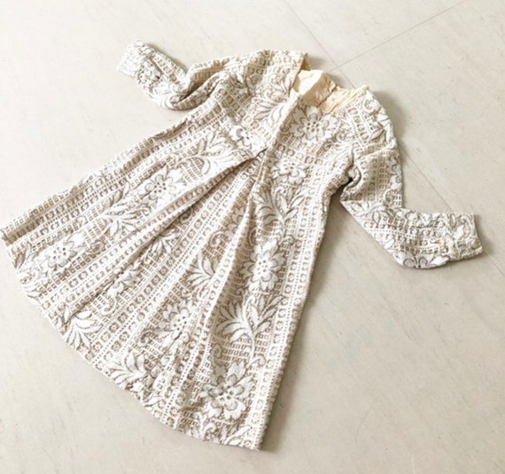 Special 50s Crochet Lace Swing Dress