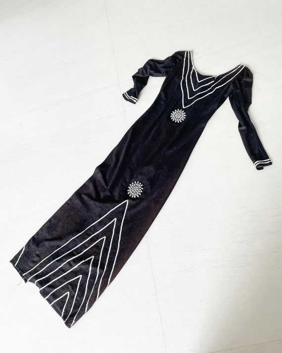 chinese dress ladies Moonglade Pleated Maxi Column Dress – 218 main image 1
