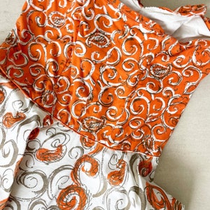 Stunning Orange Swirls Fred Perlberg Sundress image 8