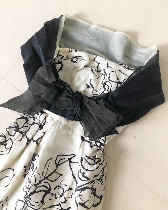 shawl attached to dress