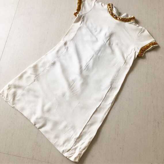 Glamazon 60s Gold Sequinned Babydoll Dress