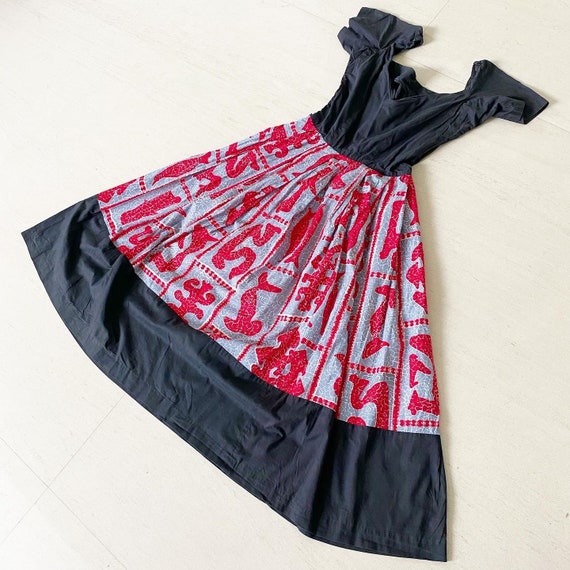 Rare Cave Art Alfred Shaheen Sundress
