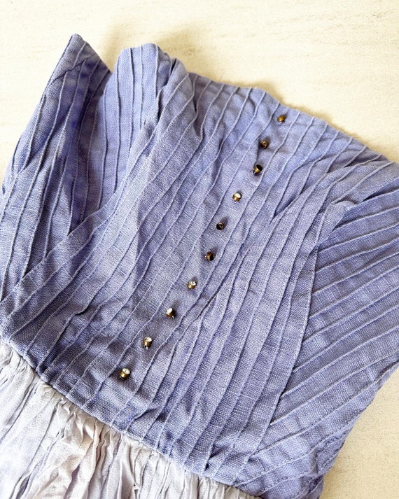Lovely Lilac Tuxedo Inspired 50s Dress - image 3