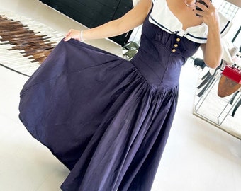 Gorgeous Karen Alexander Sailor Dress with Pockets