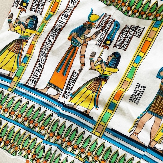 Sassy Egyptian Novelty Print Top and Skirt Set - image 3