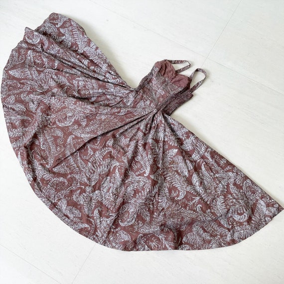 Gorgeous Shaheen Leaf Print Surf n Sand Dress