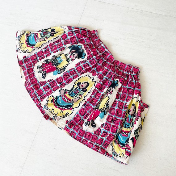 Adorable Novelty Print Mini Skirt - image 9