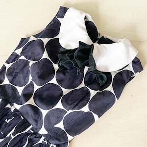 Amazing 50s Statement Polka Dot Dress