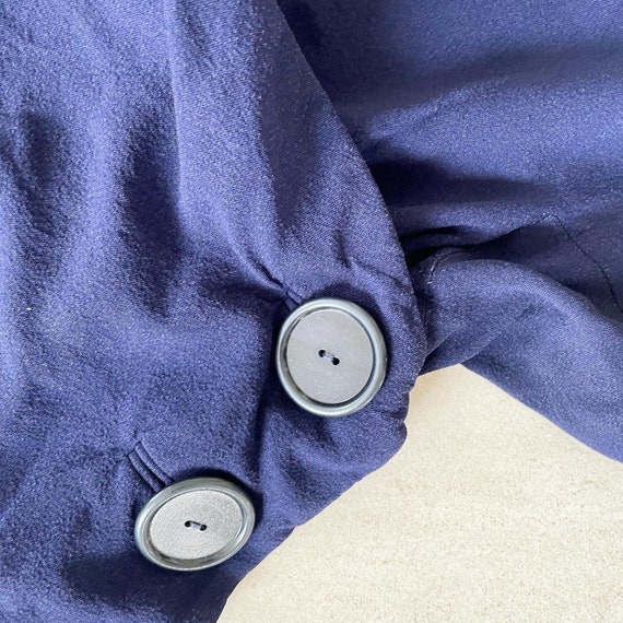 Pretty Watermelon Colored Statement Sash 40s Dress - image 7