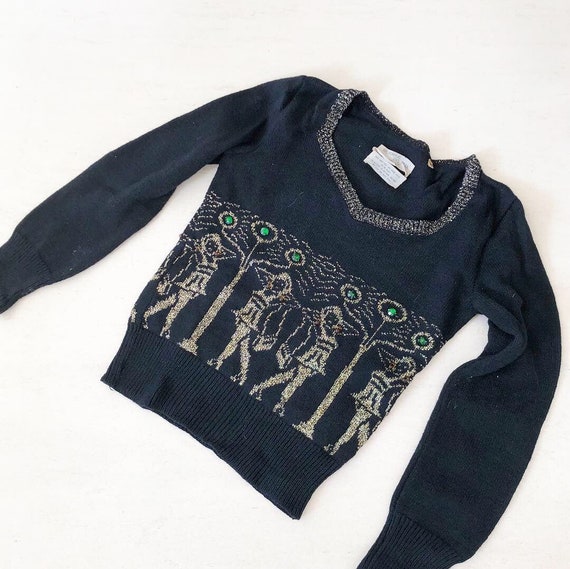 Super Cool Novelty Print Showgirls Sweater