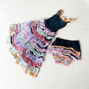 Rare 30s Can Can Dancer’s Dress and Bloomers Set