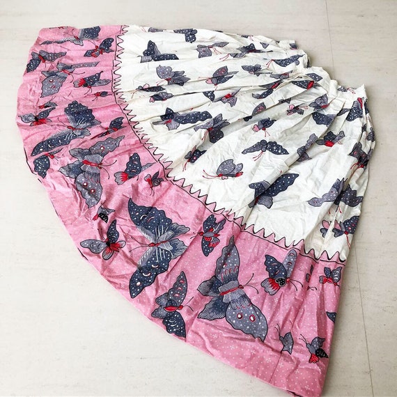 Pretty Monarch Butterfly Novelty Print Skirt