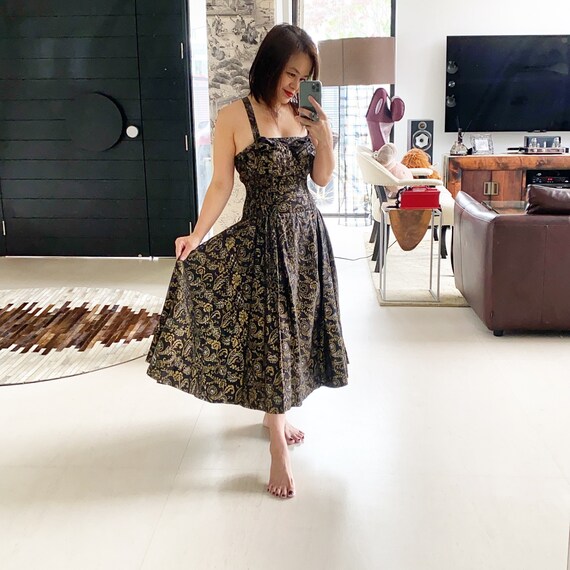 Gorgeous Black Label Alfred Shaheen Sundress