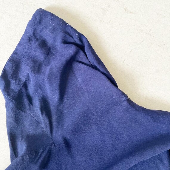 Pretty Watermelon Colored Statement Sash 40s Dress - image 4