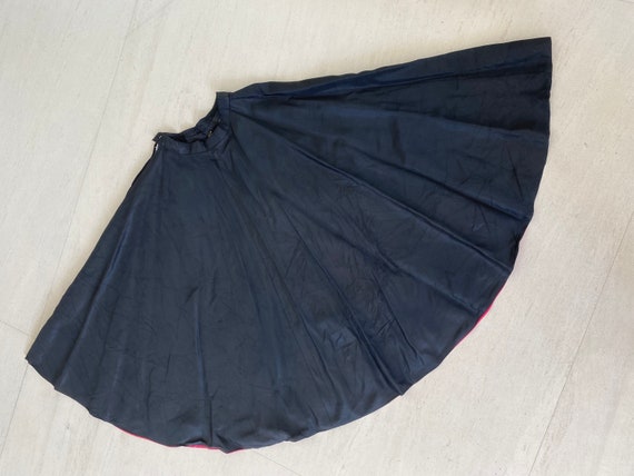 Lovely Marjorie Montgomery Flower Applique Skirt - image 6