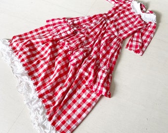 Vestido largo Pretty 60s Vichy Prairie