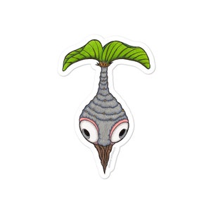 Pachypodium sticker, succulente cadeausticker, Monster Art Sticker, botanische sticker, kleine monstersticker, veganistische cadeausticker, planttags