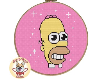 Mr Sparkle - The Simpsons PDF cross stitch pattern