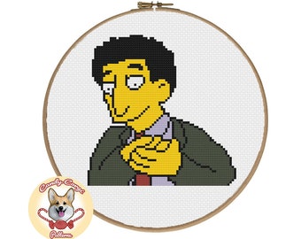 Mr Bergstrom - Die Simpsons PDF Kreuzstichmuster