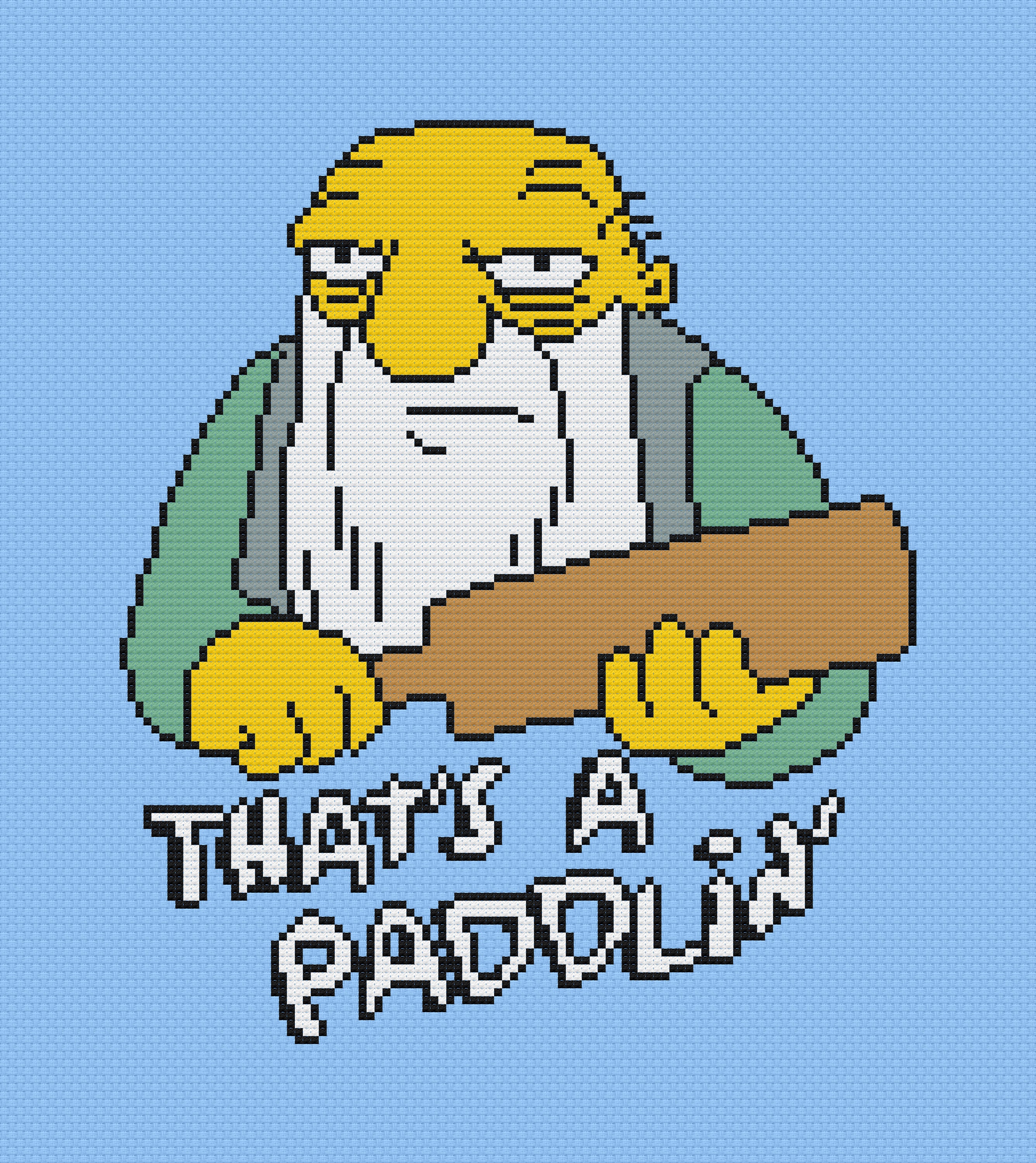 That's a Paddlin' the Simpsons PDF Cross Stitch Pattern - Etsy