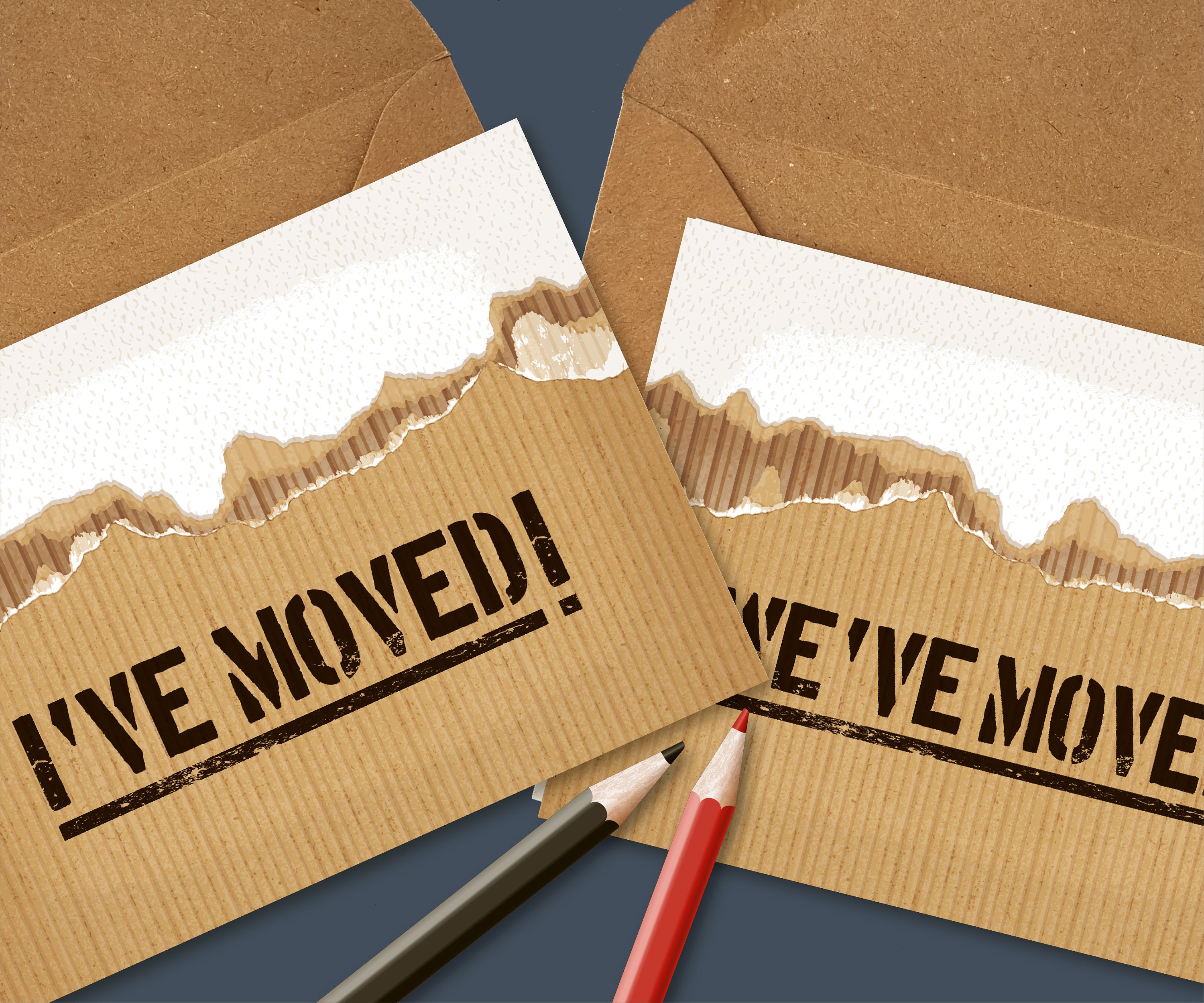 20 Moving Announcement Postcards We've moved I've Etsy