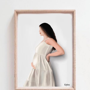 Faceless digital portrait