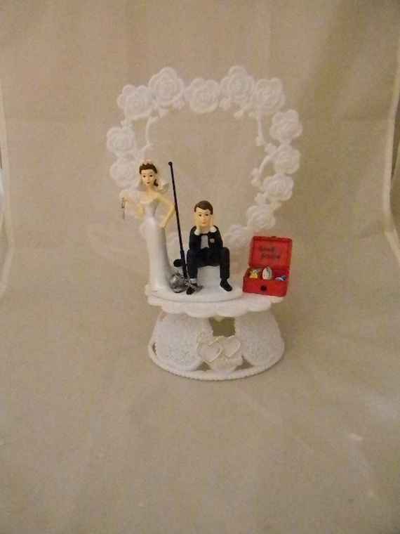 Wedding Party Reception ~Motorcycle Biker~ Hog Cake Topper Ball /& Chain
