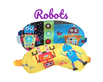 Robot Sleep Mask: Kids Travel Eye Mask, Ages 6-18