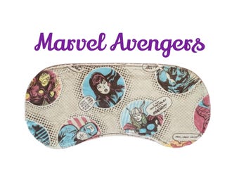 Super Hero Sleep Mask: Kids Eye Mask, Avengers Stocking Stuffer