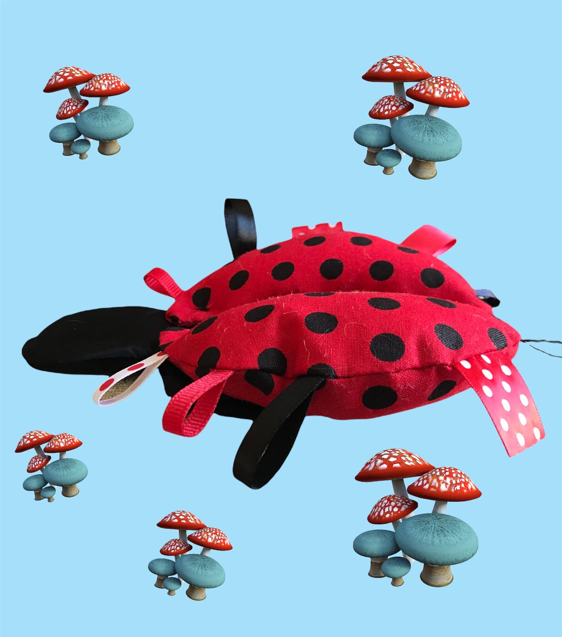 Ladybug Rattle Tag Toy Baby Rattle Baby Tag Toy Baby Shower Etsy.de